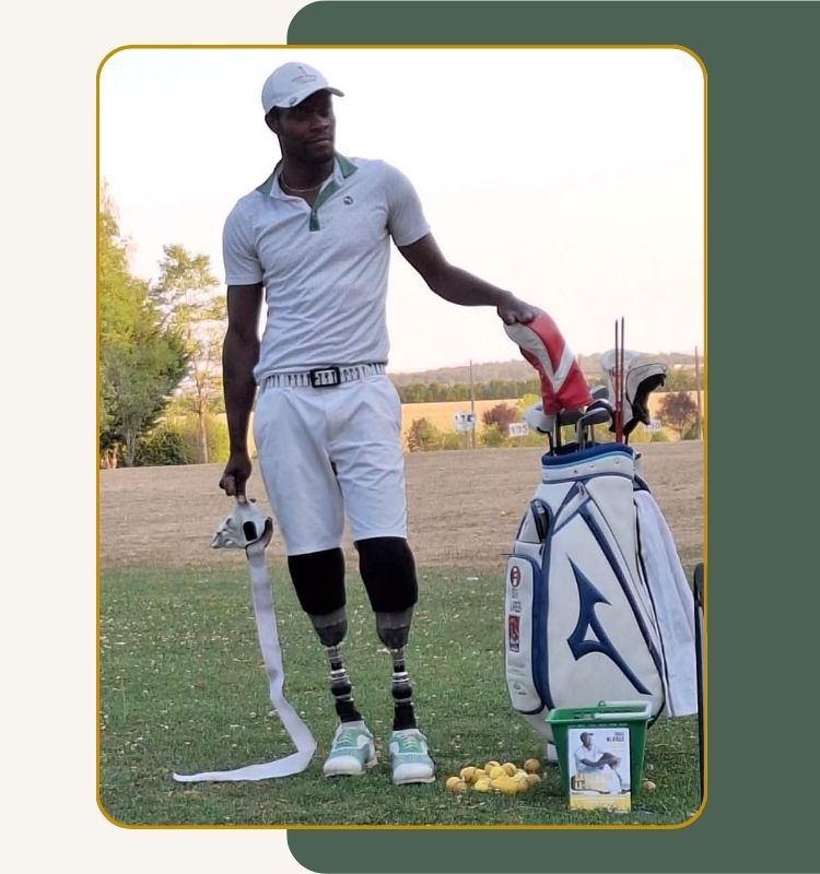 Issa NLAREB champion mondial de handigolf au golf du Vittel-Hazeau