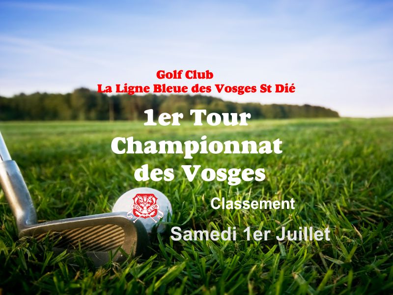 CHAMPIONNAT DES VOSGES 1ER TOUR 